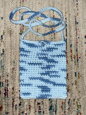 Crochet crossbody bag
